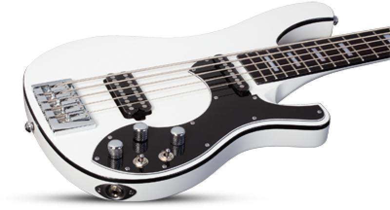 SCHECTER Bassgitarre, Stargazer-5, Gloss White