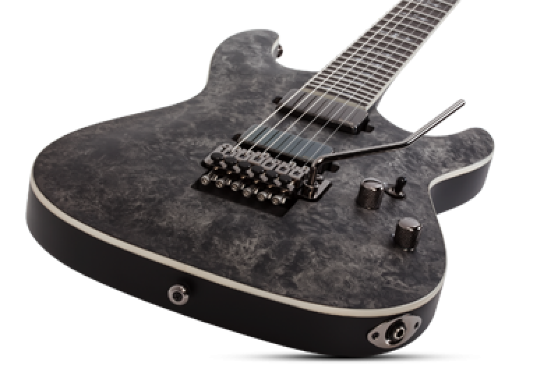 SCHECTER E-Gitarre, Signature, Ernie C C-1, Satin Black Reign