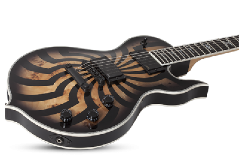 SCHECTER E-Gitarre, Wylde Audio, Odin Grail, Charcoal Burst Buzzsaw