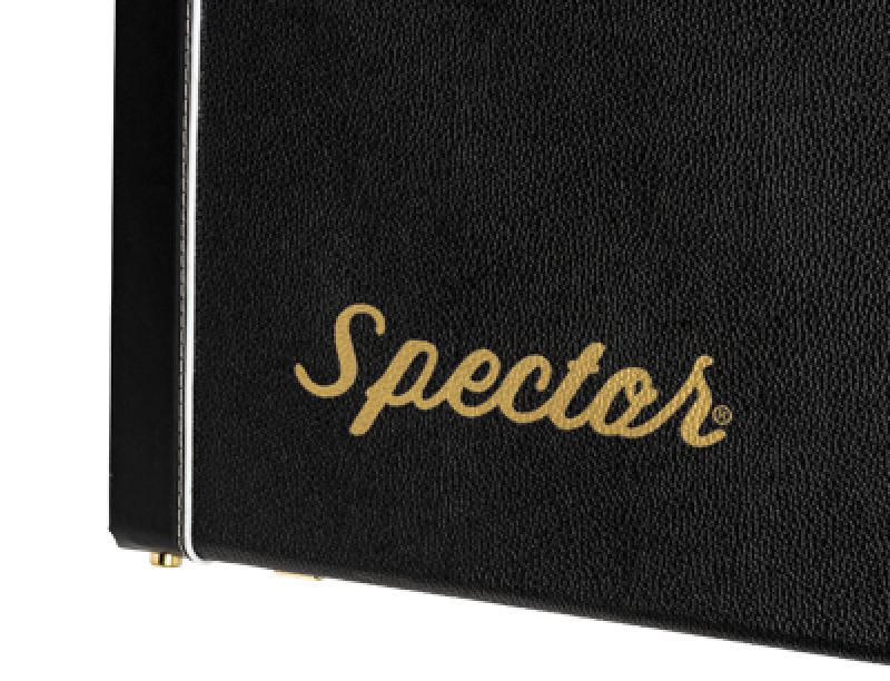SPECTOR Koffer, für 4-Saiter und 5-Saiter Bässe, schwarz, Logo