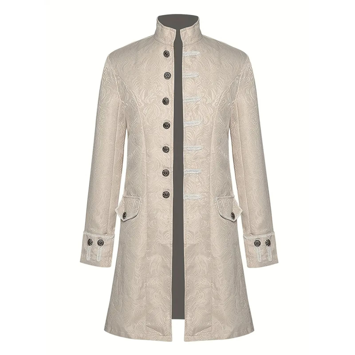 ROCK-HUS Mantel Naturweiß Barock Gothic 2XL