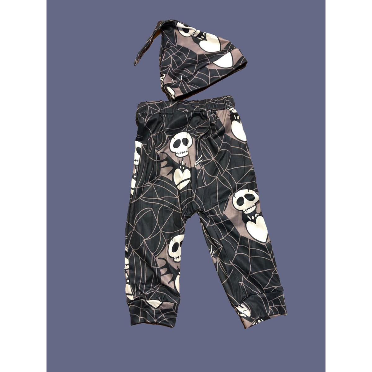 ROCK-HUS Hose und Mütze Set "Skull´n Web" 74-80
