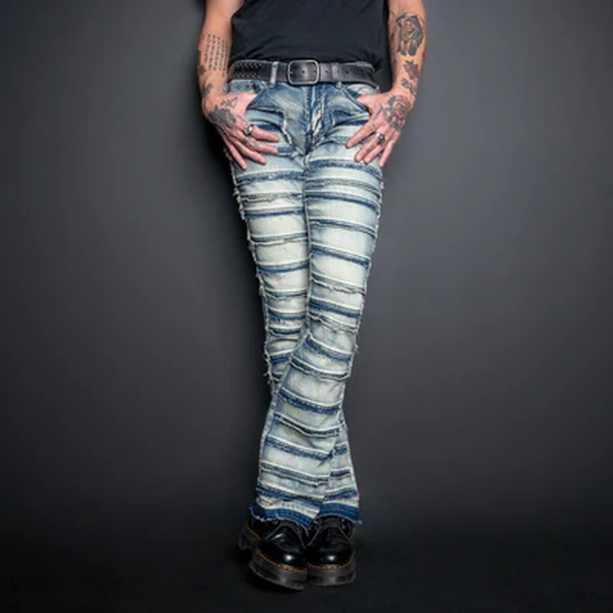 WORNSTAR Herren All Access Collection Bandage Jeans Classic Blue