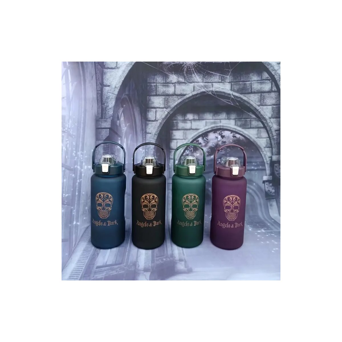 ROCK-HUS Trinkflasche Angels & Dark 2000 ml