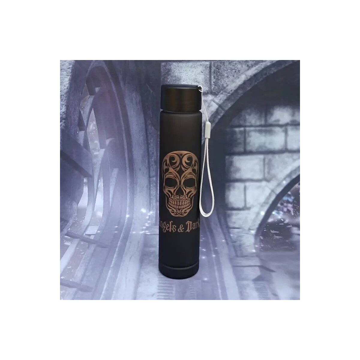 ROCK-HUS Trinkflasche Angels & Dark 300 ml Schwarz