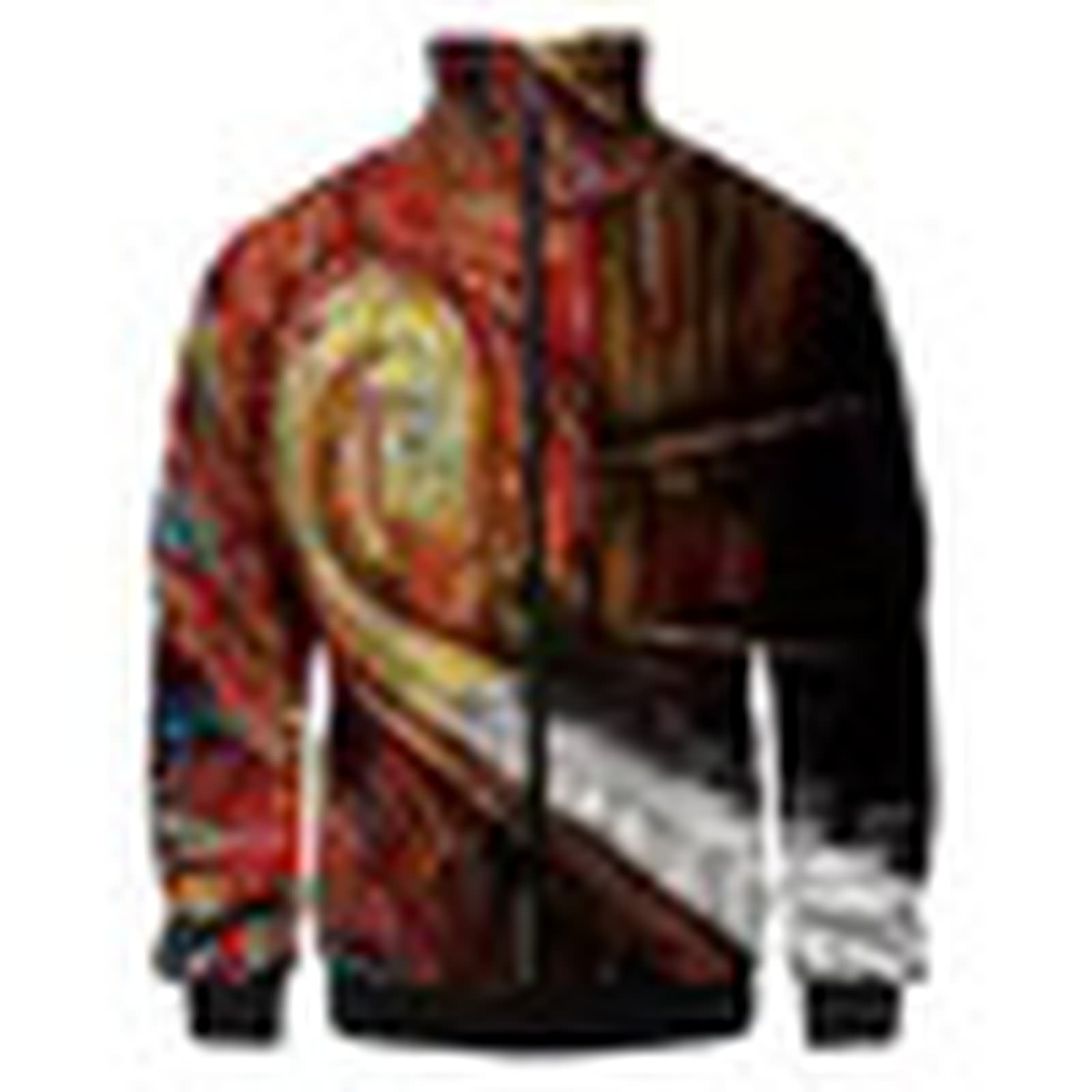 ROCK-HUS Herren Windbreaker Van Gogh Klavier XL