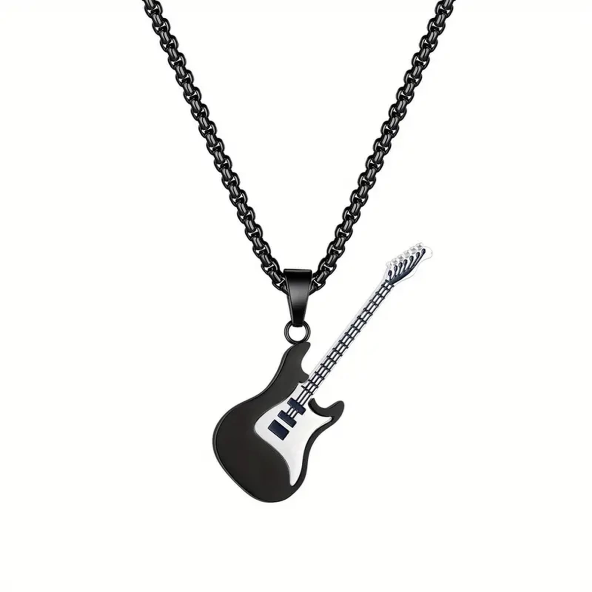 ROCK-HUS Kette Gitarre Edelstahl Schwarz