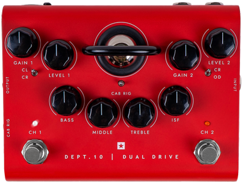 BLACKSTAR Effektpedal, Dept. 10 Dual Drive, Valve Dual Drive Pedal