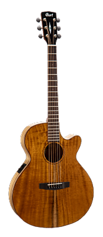 CORT Westerngitarre, SFX-Myrtlewood, Natur Hochglanz, Preamp