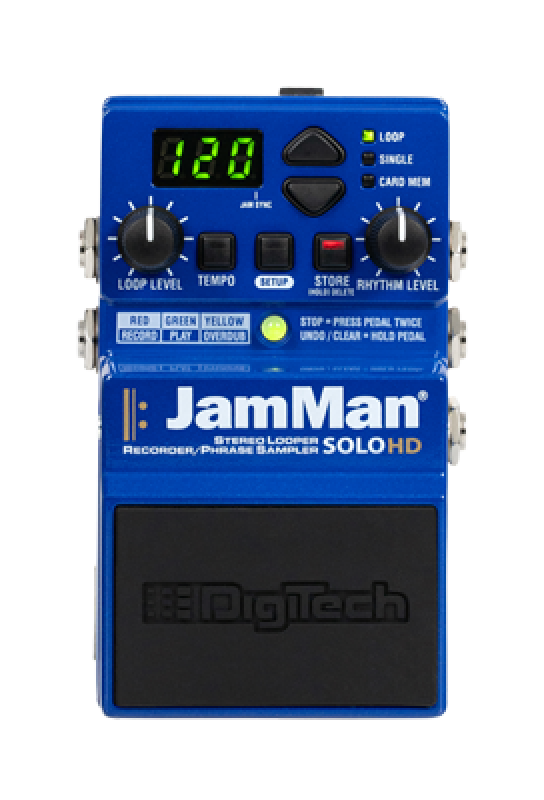 DIGITECH Effektpedal, Jam Man Solo HD, Stereo Looper