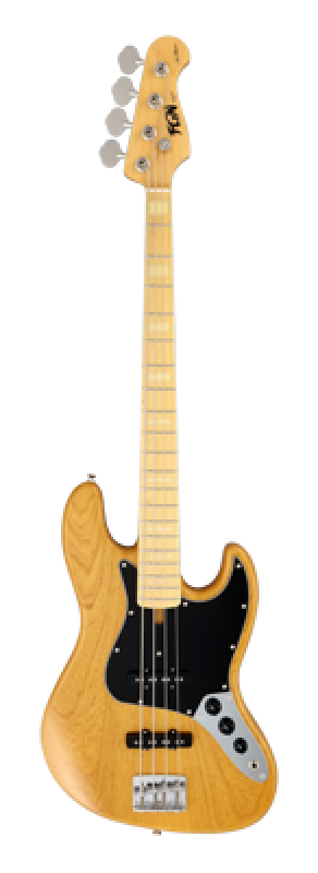 FGN Bassgitarre, Neo Classic JB-100, Vintage Natural, Gigbag