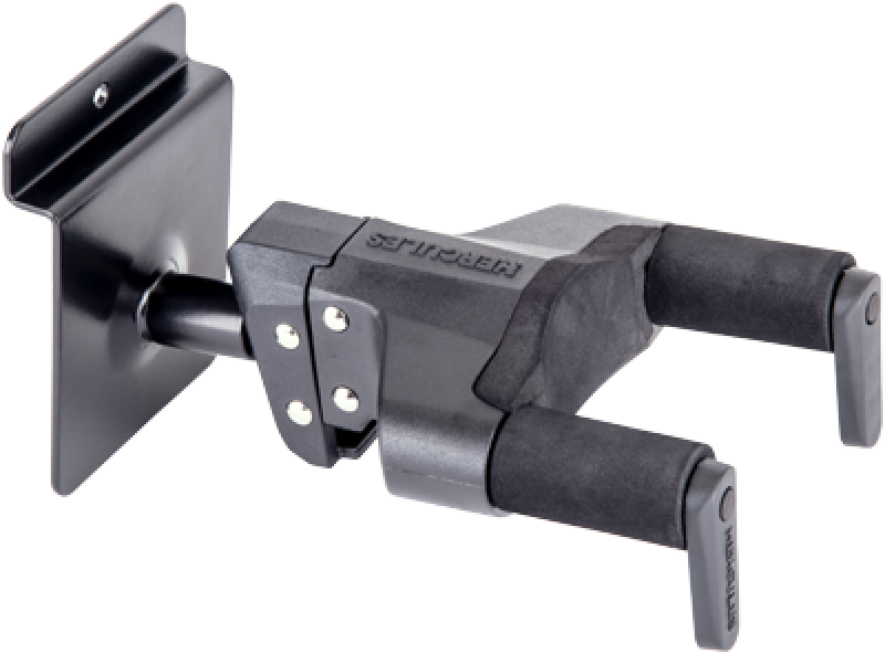 HERCULES Gitarrenwandhalter, AGS Plus, kurz, für Slatwall 16mm