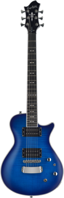 HAGSTROM E-Gitarre, Ultra Swede, Worn Denim Burst