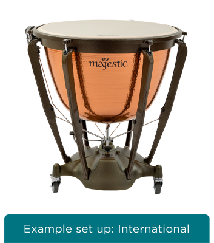 MAJESTIC Pauke, Symphonic Grand Series, 26", Kupfer, gehämmert, tiefge