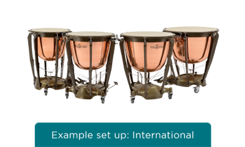 MAJESTIC Pauke, Symphonic Grand Series, 29", Kupfer, poliert, tiefgezo