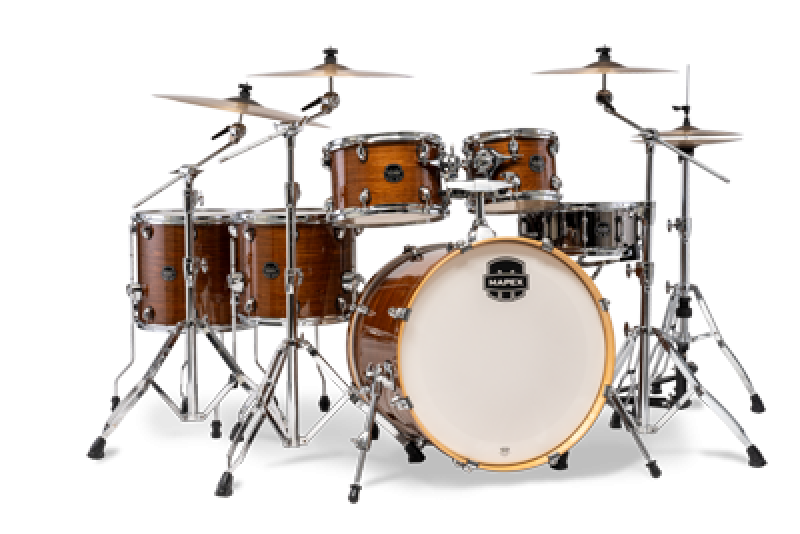 MAPEX Shellset, Armory, Stage+, mit Rosette, Roasted Chestnut #WJ