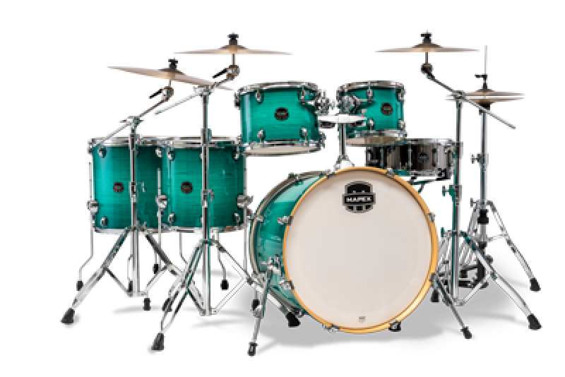 MAPEX Shellset, Armory, Stage+, mit Rosette, Jade Stone Burst #JO