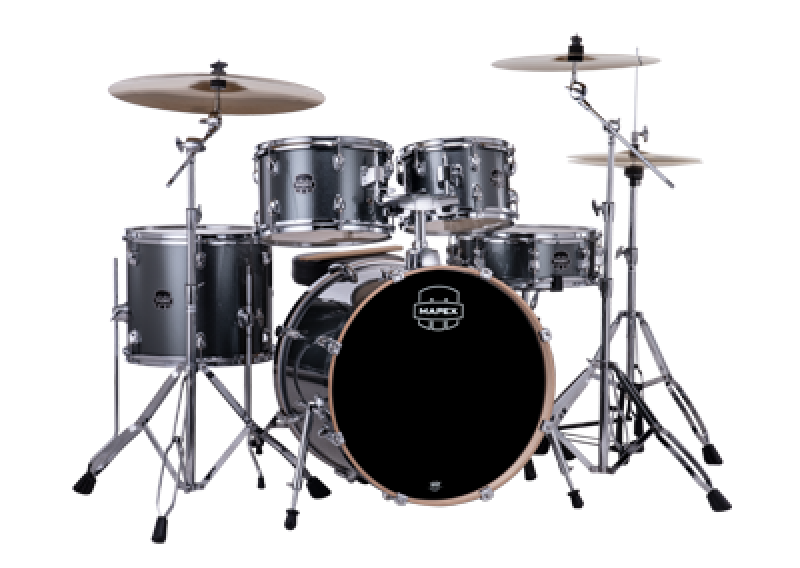 MAPEX Komplettset, Venus, Fusion, Steel Blue Metallic #VC, inkl. Becke