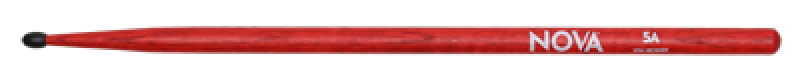 VIC FIRTH Drum Sticks, NOVA, 5ANR, Nylontip, rot