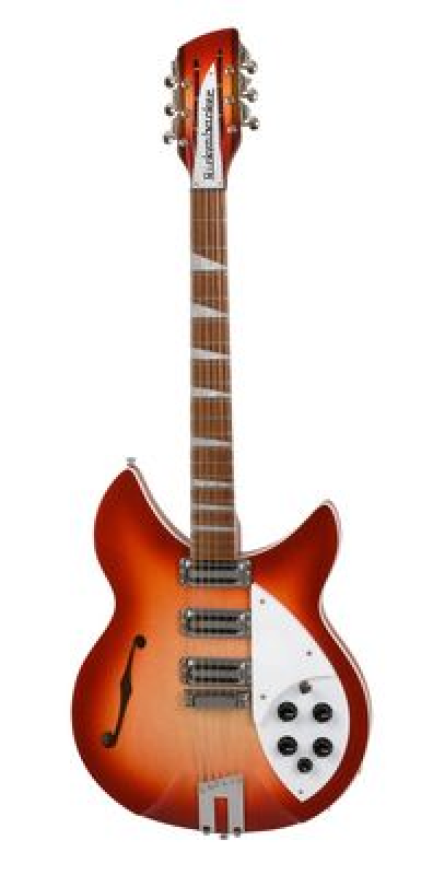 RICKENBACKER E-Gitarre, 1993+, Fireglo, 12-Saiter, Koffer