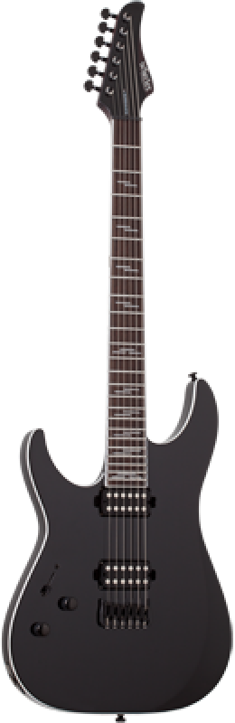 SCHECTER E-Gitarre, Reaper 6 Custom, Gloss Black, Linkshänder