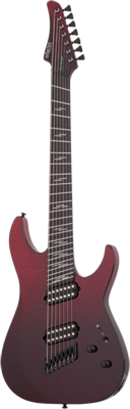 SCHECTER E-Gitarre, Reaper 7 Elite MultiScale, Blood Burst