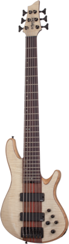 SCHECTER Bassgitarre, Charles Berthoud CB-6, Natural Satin