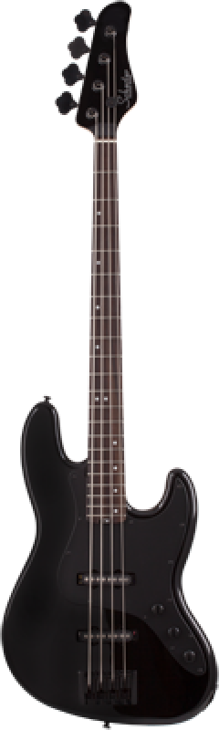 SCHECTER Bassgitarre, J-4 Rosewood, Gloss Black