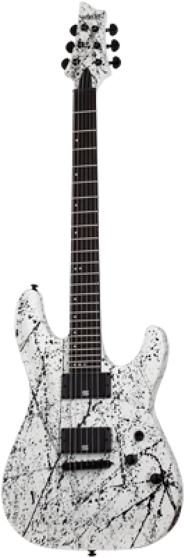 SCHECTER E-Gitarre, C-1 Ink Bomb