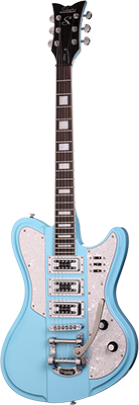 SCHECTER E-Gitarre, Ultra-III, Vintage Blue