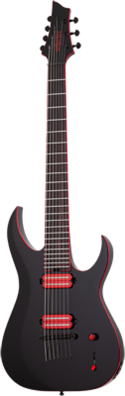 SCHECTER E-Gitarre, Sunset-7, Red Dawn