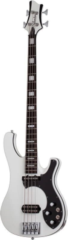 SCHECTER Bassgitarre, Stargazer-4, Gloss White