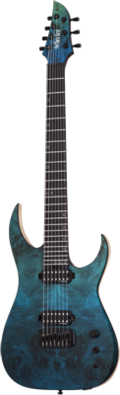 SCHECTER E-Gitarre, Signature Keith Merrow KM-7 MKIII Artist, Lagoon F