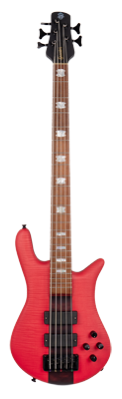 SPECTOR Bassgitarre, Euro 5 Limited, 5-Saiter, aktiv, Hyper Red Matte