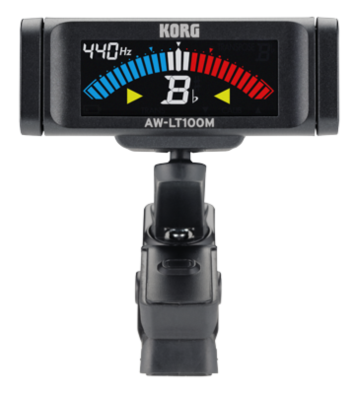 KORG Stimmgerät, chromatisch, AW-LT100 M, Clip-On, schwarz