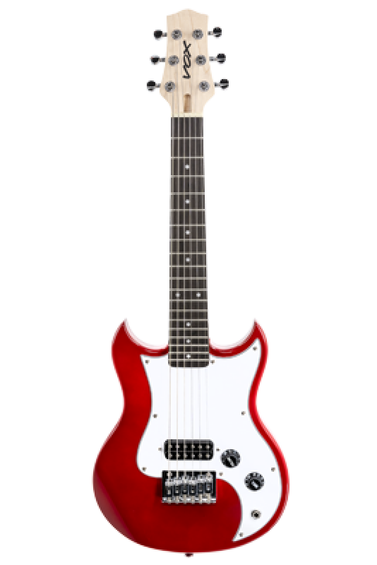 VOX E-Gitarre, mini, Humbucker, rot, inkl. Gigbag