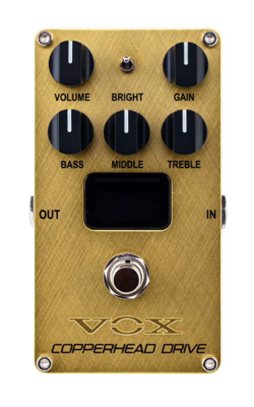 VOX Effektpedal, Preamp, VALVENERGY, Copperhead Drive, Nutube, Rock-So
