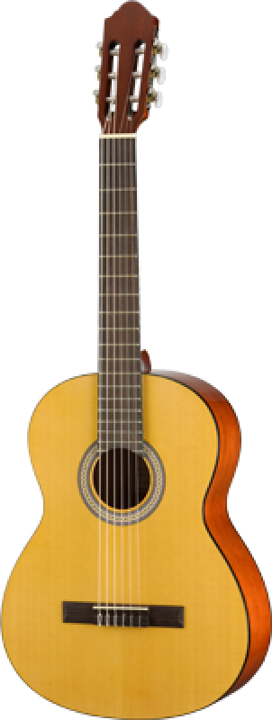 WALDEN Konzertgitarre, Laminat, Glanzlack, Tasche