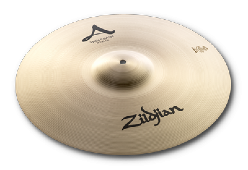 ZILDJIAN Crash, A Zildjian, 18", Thin Crash, traditional