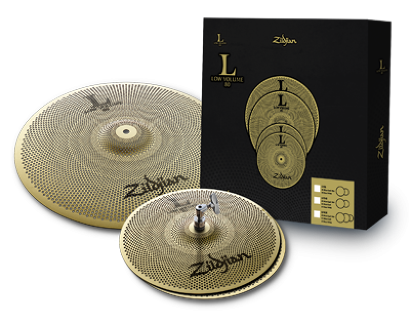 ZILDJIAN Beckenset, Low Volume, 38 Cymbal Pack, 13H/18CrR