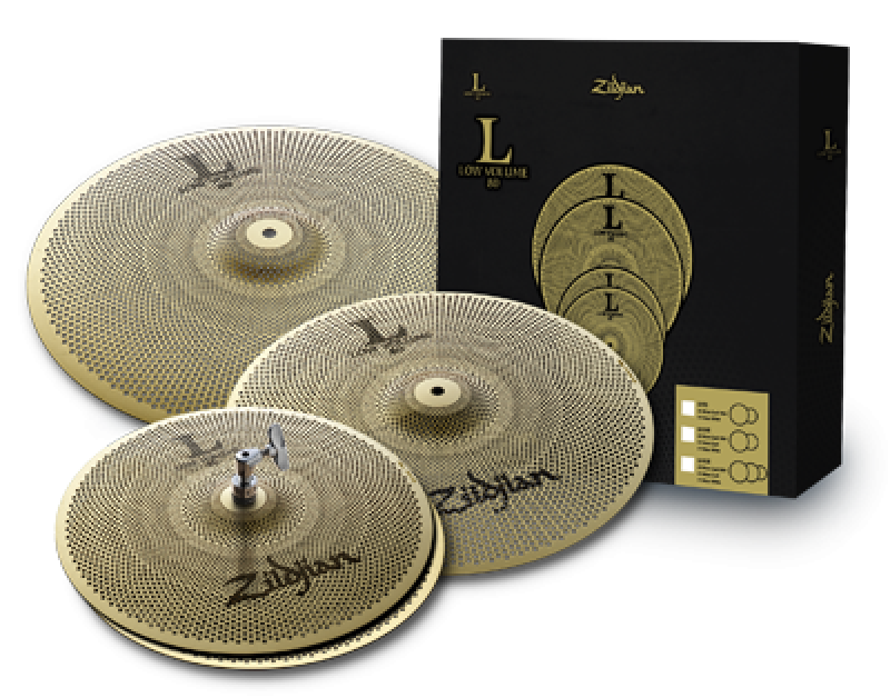 ZILDJIAN Beckenset, Low Volume, 468 Cymbal Pack, 14H/16Cr/18CrR