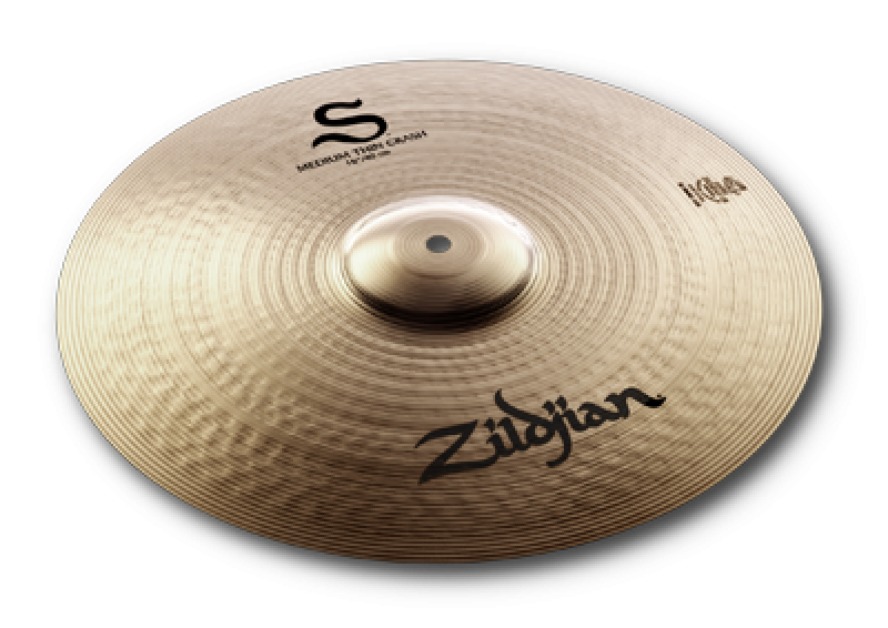 ZILDJIAN Crash, S Family, 16", Medium Thin Crash, brilliant