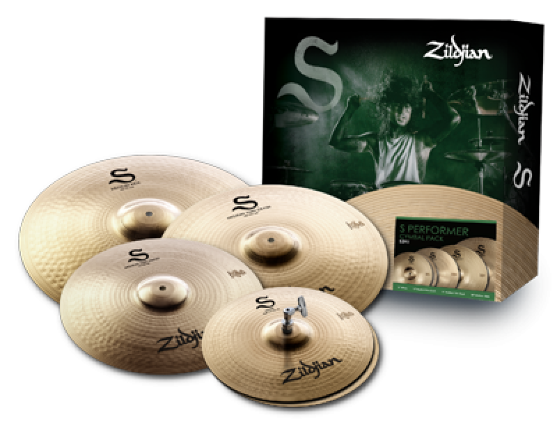 ZILDJIAN Beckenset, S Family, Performer Cymbal Pack, 14H/16+18Cr/20R