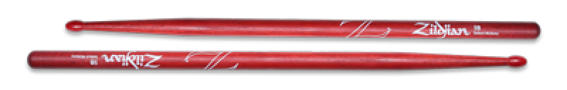 ZILDJIAN Drum Sticks, Hickory Nylon Tip Serie, 5B, rot