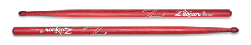 ZILDJIAN Drum Sticks, Hickory Wood Tip Serie, 5B, rot