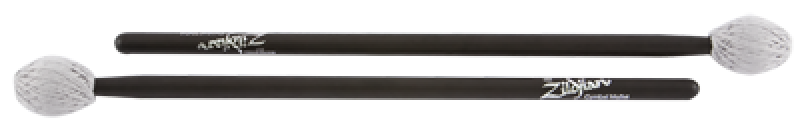 ZILDJIAN Cymbal Mallets, schwarz, Kopf garngebunden